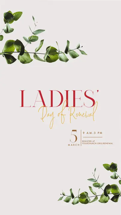 Ladies Day of Renewal: story