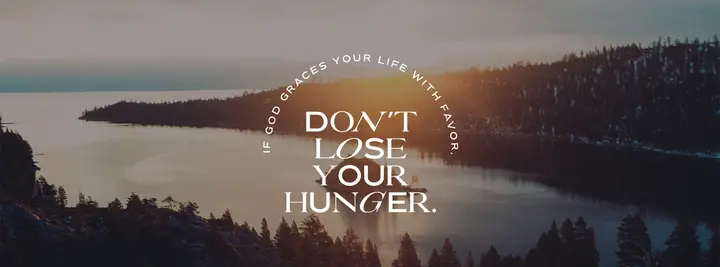 Don’t Lose Your Hunger: facebook cover