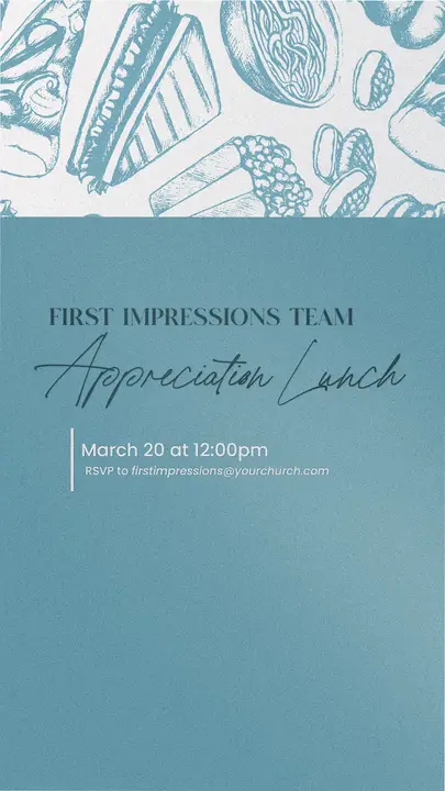 Team Appreciation Lunch: story