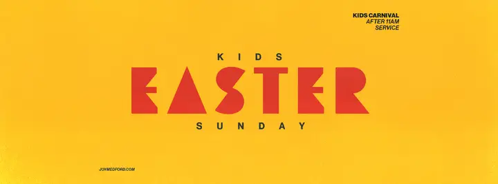 Kids Easter Sunday: facebook cover