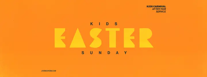 Kids Easter Sunday: facebook cover