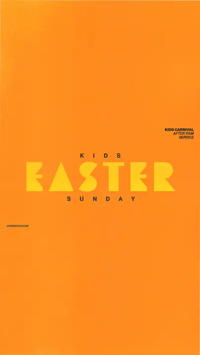 Kids Easter Sunday: story