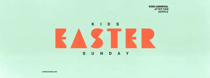 Kids Easter Sunday: facebook cover