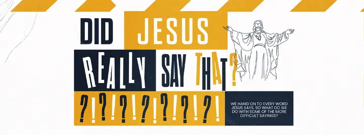 Did Jesus Really Say That: facebook cover