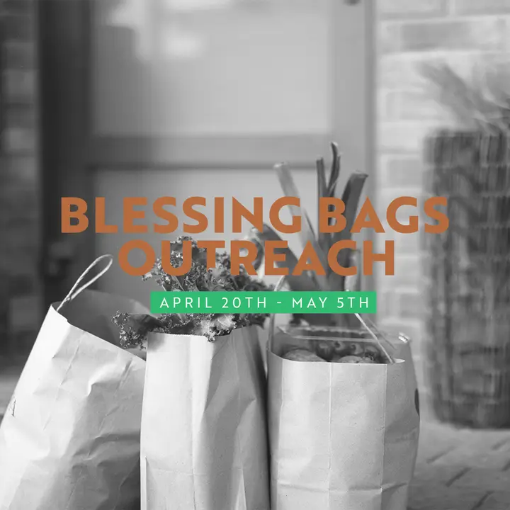 Blessing Bags Outreach: social post
