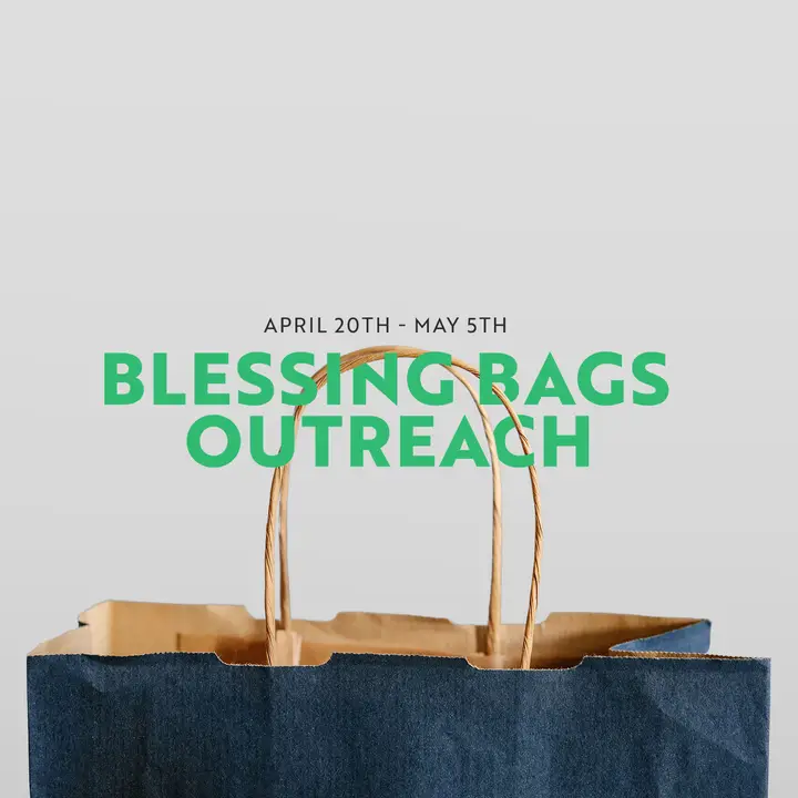 Blessing Bags Outreach: social post
