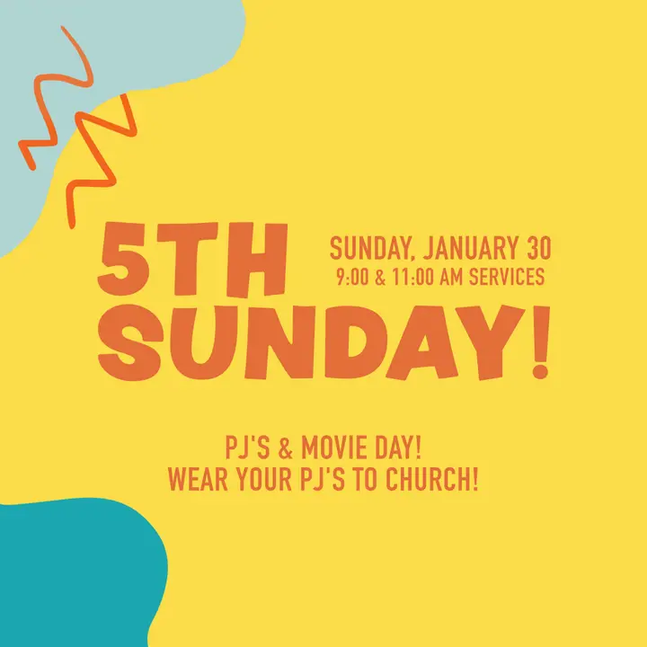5th Sunday: social post