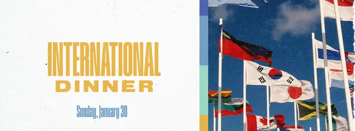 International Dinner: facebook cover