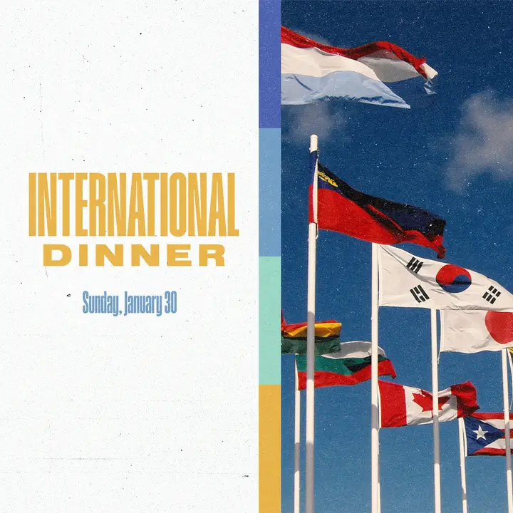 International Dinner: social post
