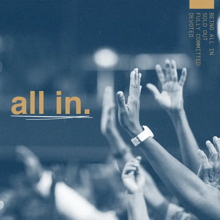 All In: social post