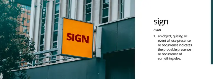 Sign: facebook cover
