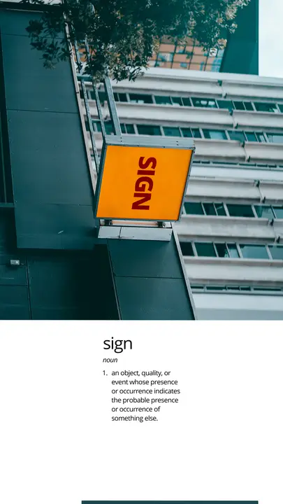 Sign: story