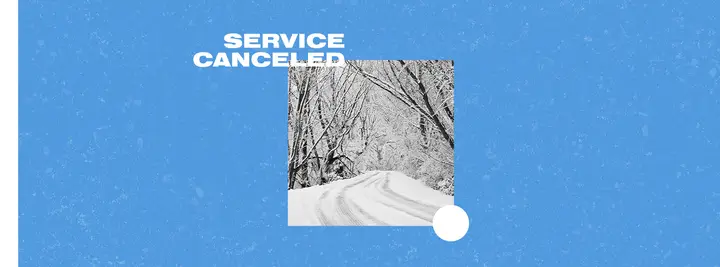 Service Canceled: facebook cover