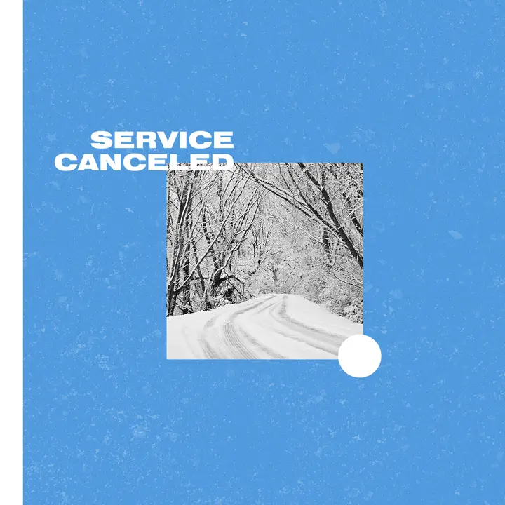 Service Canceled: social post