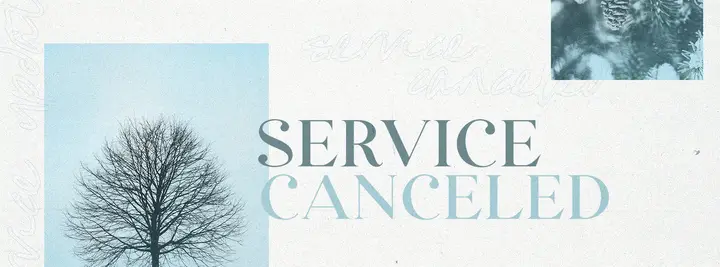 Service Canceled: facebook cover