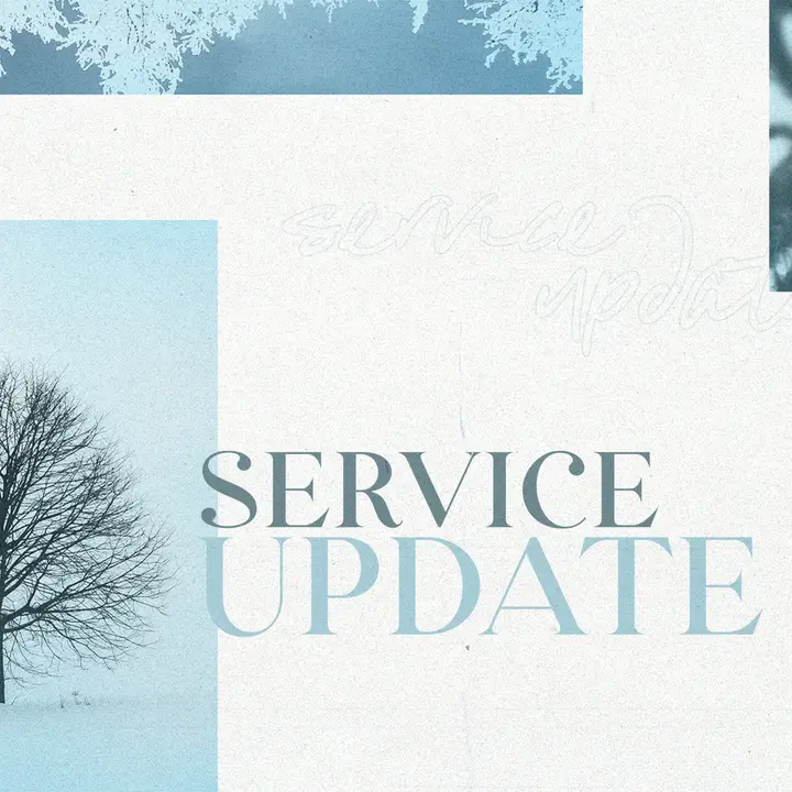 Service Update: social post