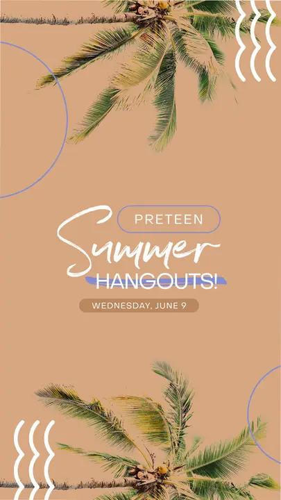 Preteen Summer Hangout: story