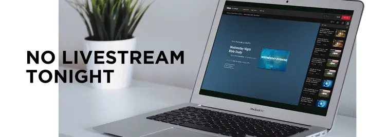No Livestream Tonight: facebook cover