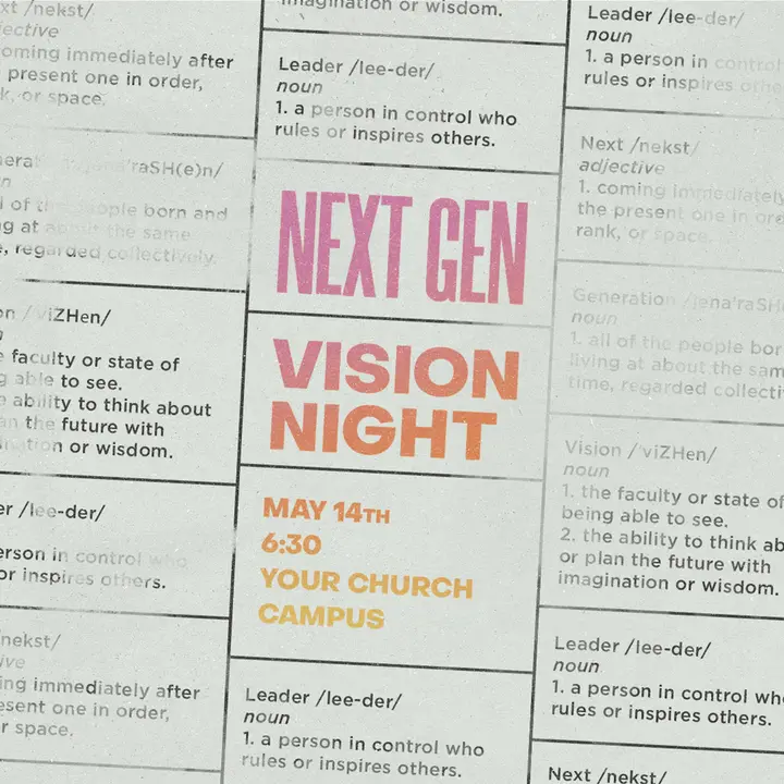 Vision Night: social post