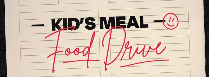 Kid’s Meal Food Drive: facebook cover