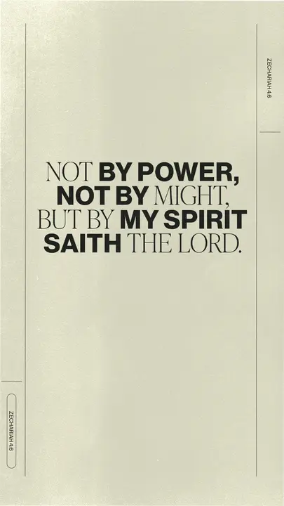 Not by Power: story
