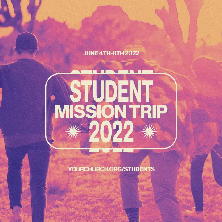 Student Mission Trip: social post
