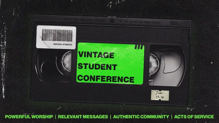 Vintage Student Conference: HD slide