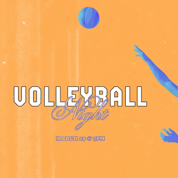 Volleyball Night: social post