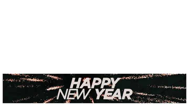 Happy New Year: lower third