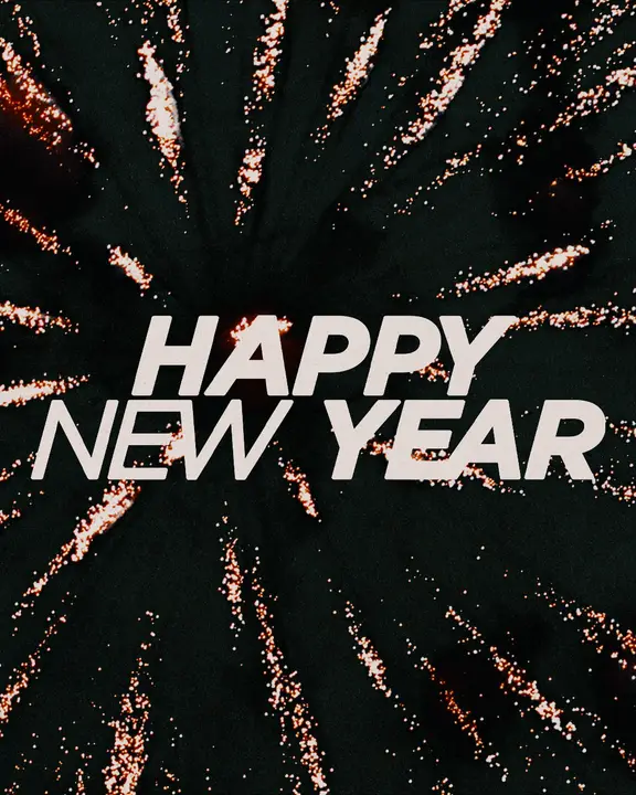 Happy New Year: social post