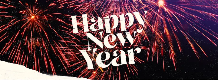 Happy New Year: facebook cover