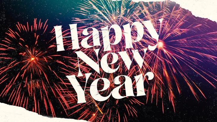 Happy New Year: HD slide