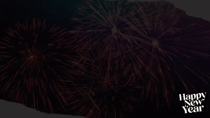 Happy New Year: notes slide