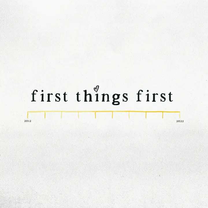 First Things First: social post