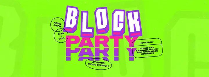 Block Party: facebook cover