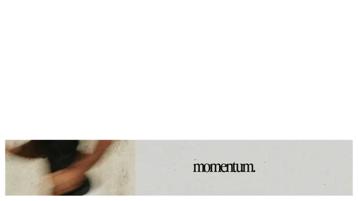 Momentum: lower third