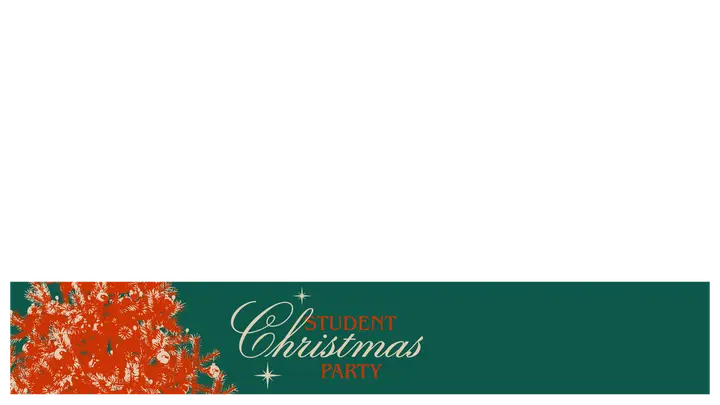 Student Christmas Party: lower third