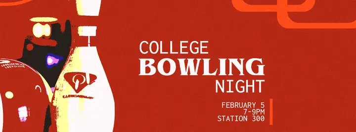 College Bowling Night: facebook cover