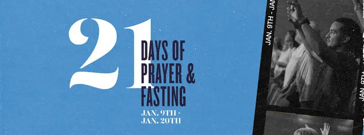 21 Days of Prayer & Fasting: facebook cover
