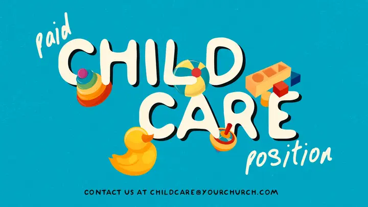 Paid Child Care Position: HD slide