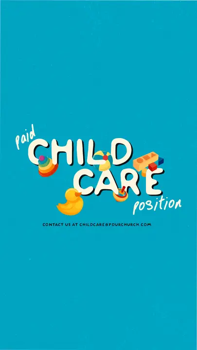 Paid Child Care Position: story