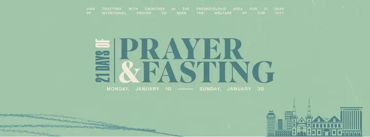 21 Days of Prayer & Fasting: facebook cover