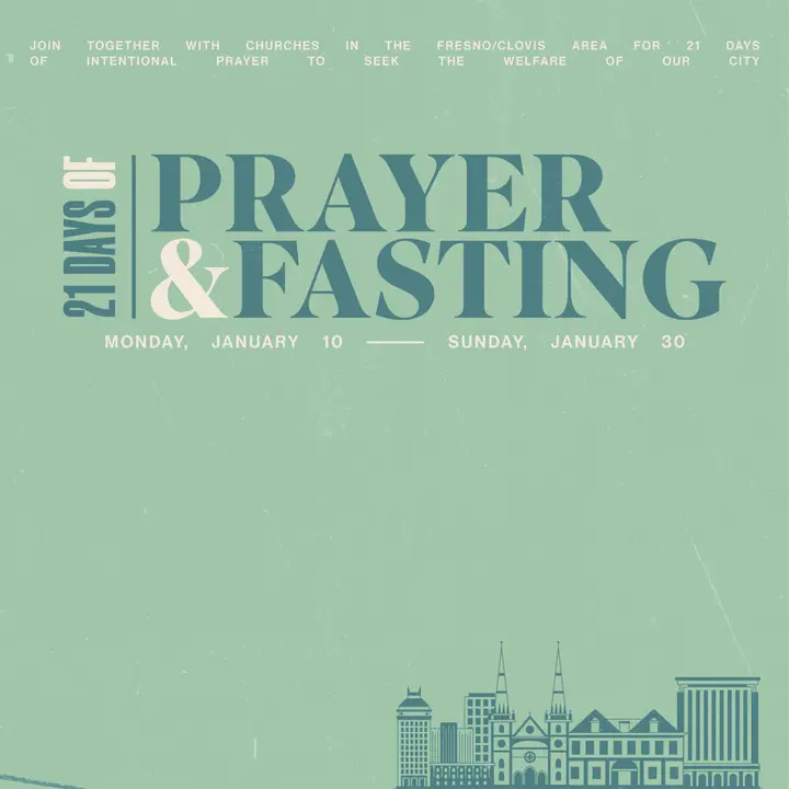 21 Days of Prayer & Fasting: social post