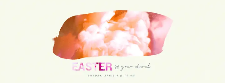 Easter: facebook cover