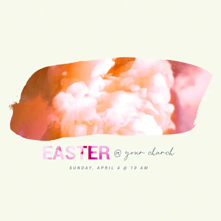 Easter: social post