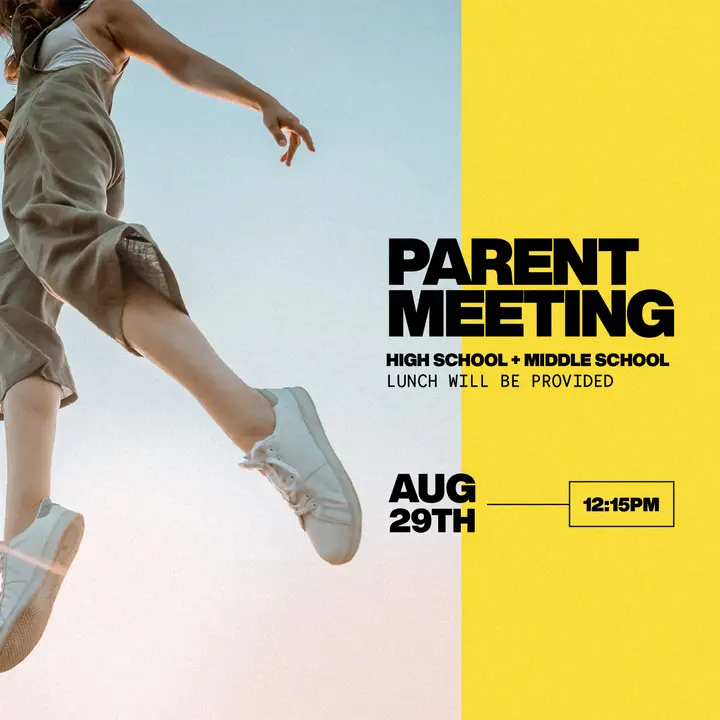 Parent Meeting: social post