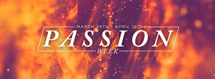Passion Week: facebook cover