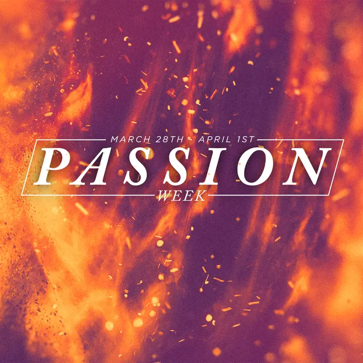 Passion Week: social post
