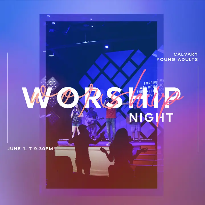 Worship Night: social post