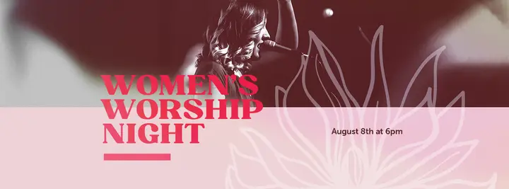 Women’s Worship Night: facebook cover